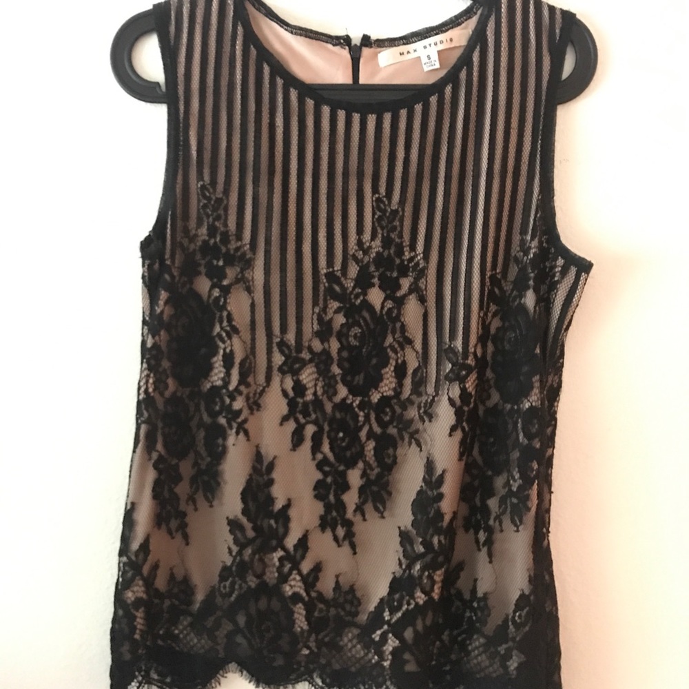 Max Studio Lace Top